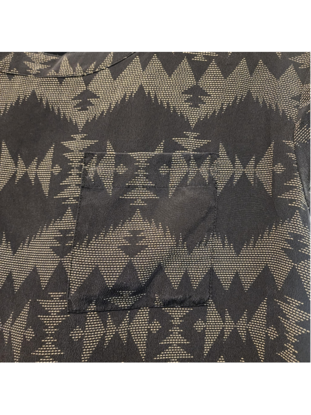 Pendleton Sonora Silk Dress S Small Southwestern Aztec Geometric Print Boho - Picture 5 of 7